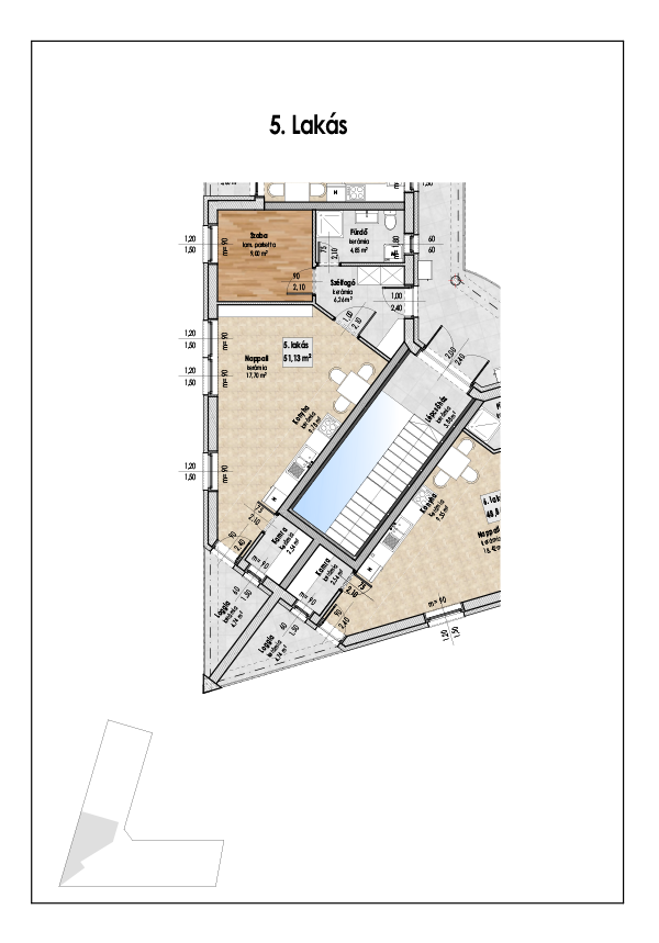 Corvin krt 41 - 5. lakás