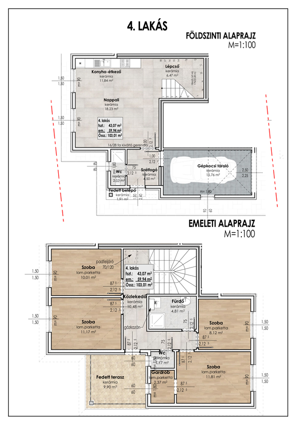 Hadházi 92 - 4 lakás